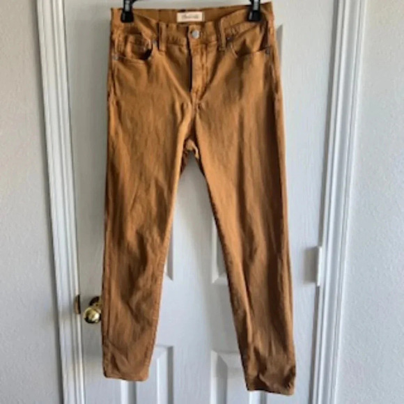 Madewell 9" high Riser Skinny 26 Brown - Picture 1 of 6